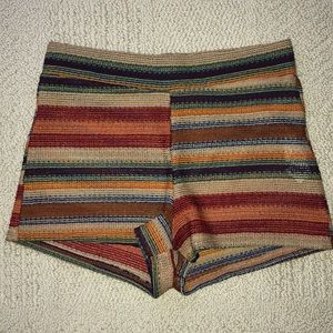 Zara Trafaluc Colorful Shorts